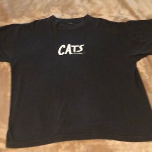 Vintage 1981 Cats Broadway Production Shirt.